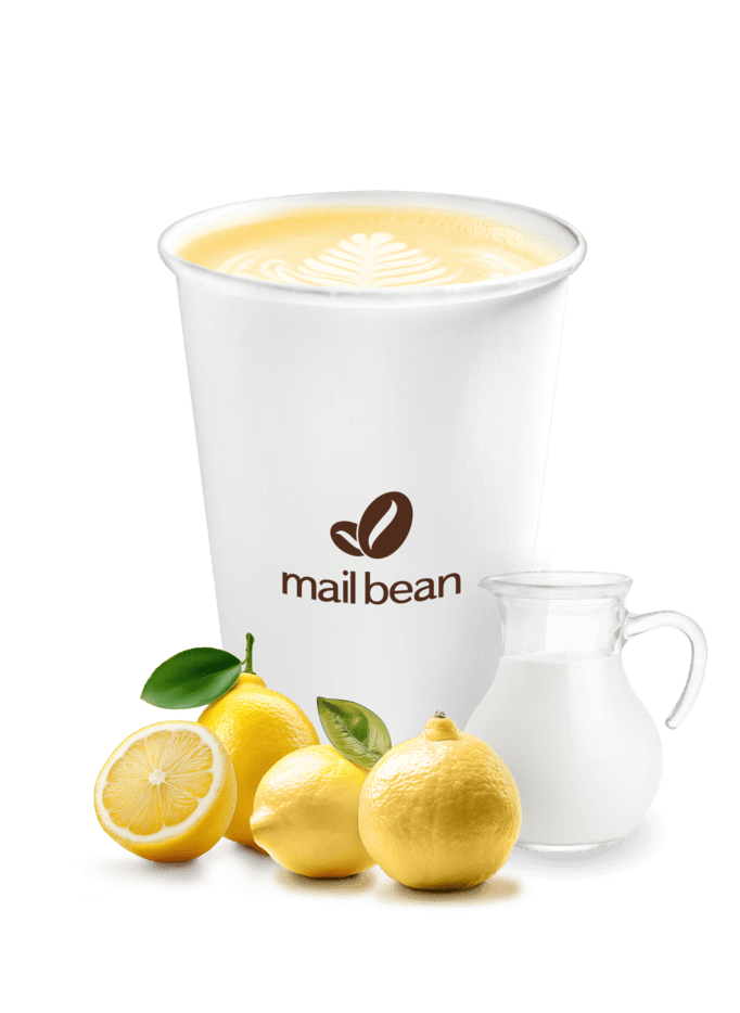 레몬유자티 라떼