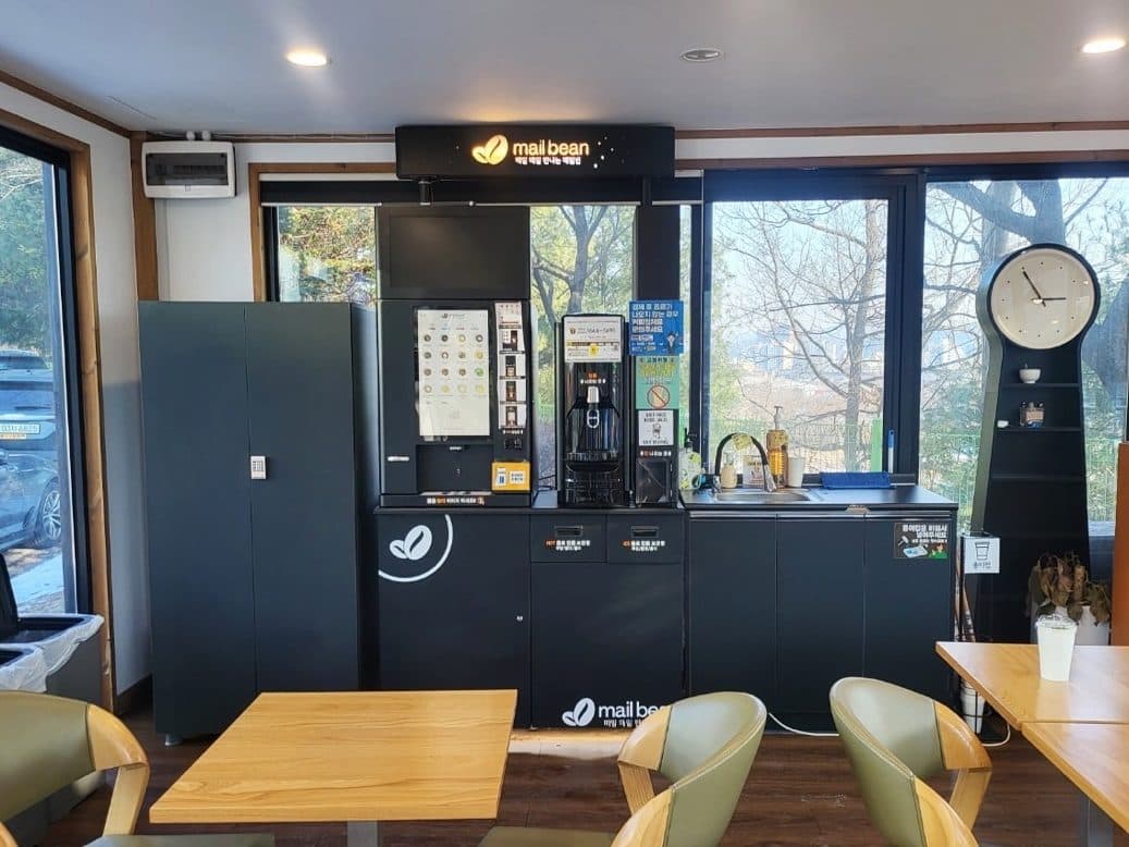 용인동부경찰서 휴게공간 카페테리아 무인카페머신 설치사례